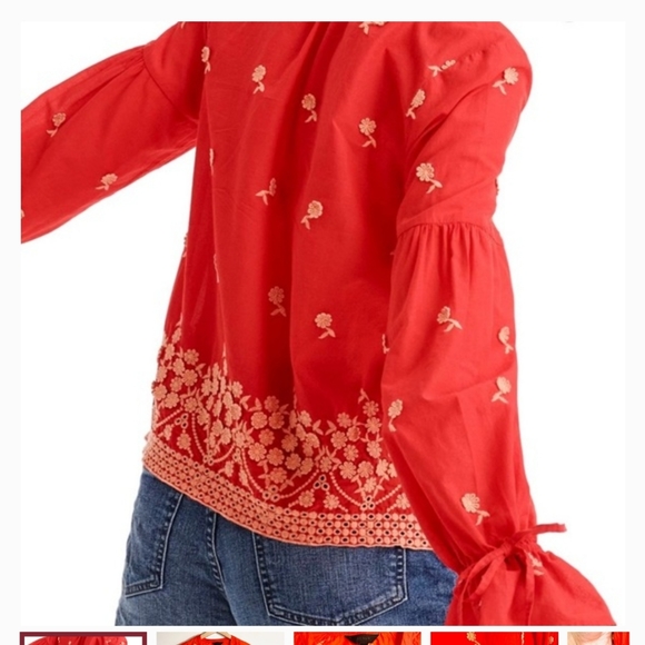 J Crew embroidered top - Picture 15 of 16
